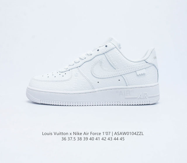 联名空军一号 耐克 Nike 耐克空军低帮板鞋 Lv 路易威登 串标 耐克nike Air Force 1 Low X Lv联名 空军一号低帮百搭休闲运动板鞋