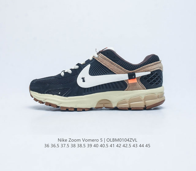 Nike 耐克夏季 Zoom Vomero 5 运动鞋休闲训练跑步鞋 Nike Zoom Vomero 5 男女子运动鞋妥帖包覆足部 提供透气支撑效果 耐穿材料