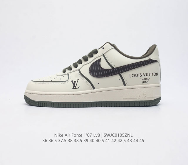 公司级 Af1耐克 Nike Air Force 1 07 Low 空军一号 原楦头原纸板 打造纯正空军版型 专注外贸渠道 全掌内置蜂窝气垫 原盒配件 原厂中底