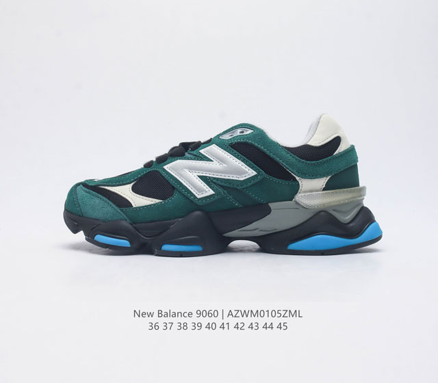 New Balance 新百伦 全新配色全新nb新百伦new Balance 9060 Black Green 系列复古百搭老爹风小象蹄休闲运动跑步鞋 绿黑男女