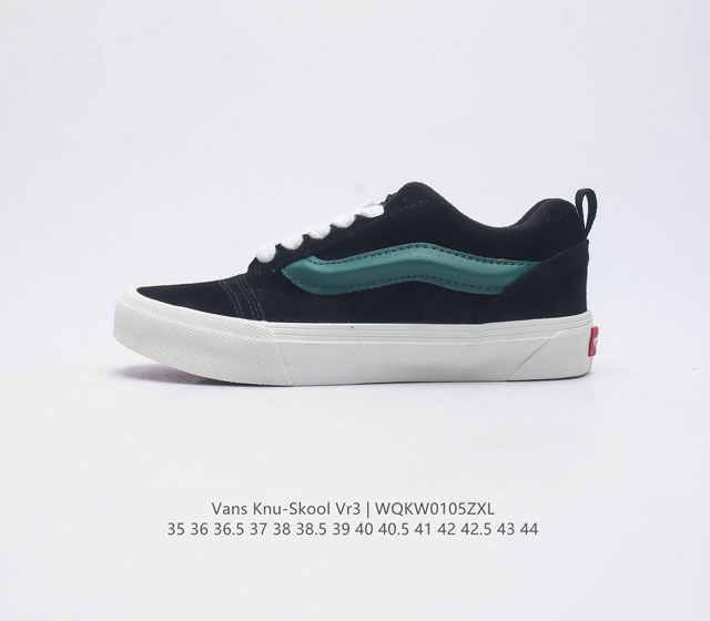 万斯 Vans Knu-Skool Vr3 Lx 面包鞋 坎普尔 茱利安系列低帮复古硫化休闲运动板鞋 肥胖版大logo 要说整个 年最为热门的鞋型之一 面包鞋