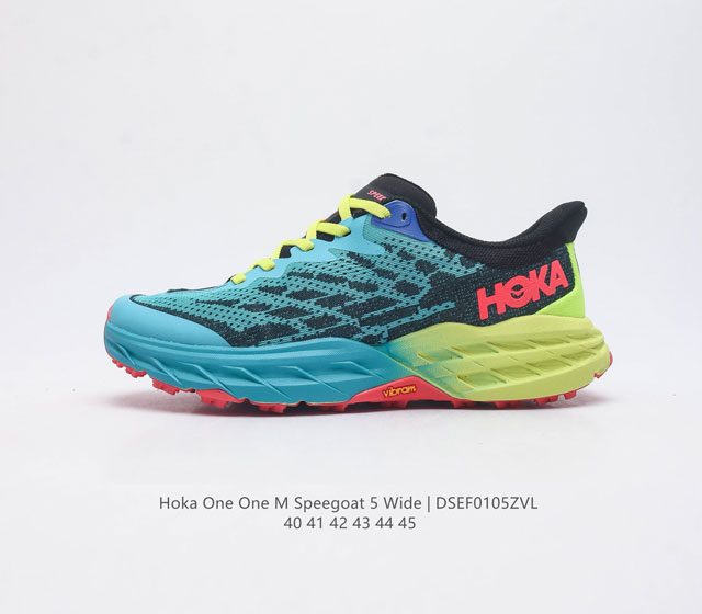 Hoka One One Speedgoat5 飞速羚羊5 飞速羚羊系列的第五代越野跑鞋男士运动鞋 从众多用户反馈上来看 飞速羚羊 Speedgoat 系列算是