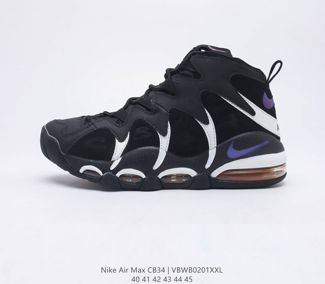 Nike Air Max Cb34 巴克利篮球文化鞋战靴 霸者无憾 男士运动鞋巴克利的签名鞋 Cb34 是以air Max为基础的大气垫球鞋 首先air Max