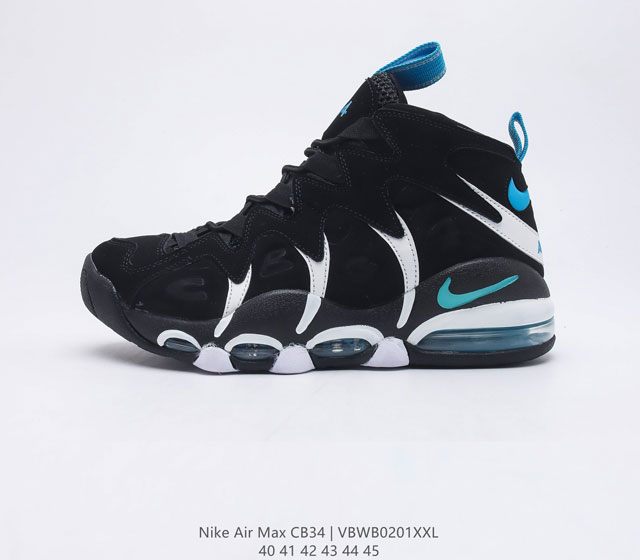 Nike Air Max Cb34 巴克利篮球文化鞋战靴 霸者无憾 男士运动鞋巴克利的签名鞋 Cb34 是以air Max为基础的大气垫球鞋 首先air Max