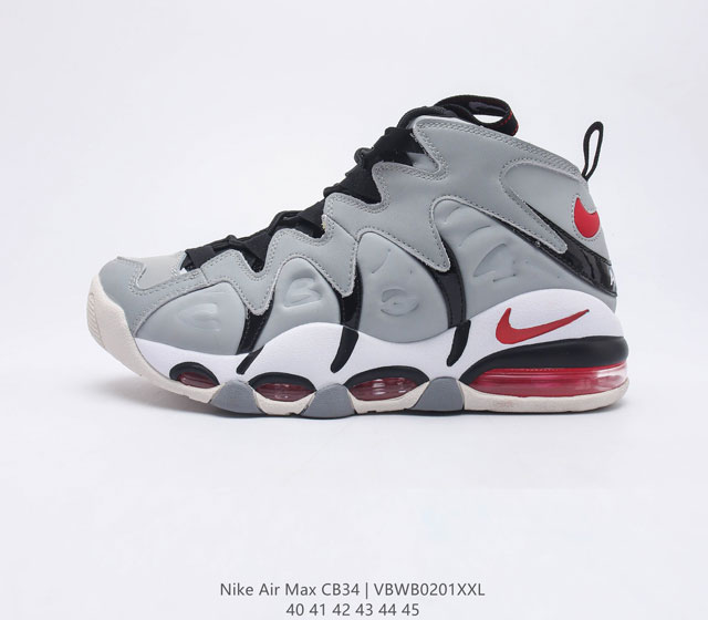 Nike Air Max Cb34 巴克利篮球文化鞋战靴 霸者无憾 男士运动鞋巴克利的签名鞋 Cb34 是以air Max为基础的大气垫球鞋 首先air Max