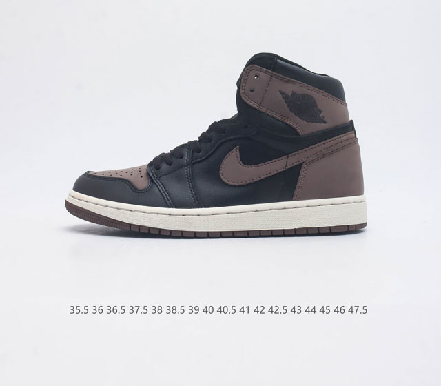 公司级 头层皮 耐克 男女运动鞋 Nike Air Jordan 1 Retro High Og 乔丹一代aj1 乔1 Aj1 篮球鞋复刻运动鞋 采用软质头层皮