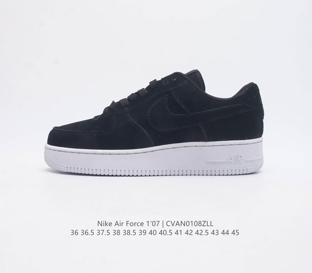 耐克 Nike Air Force 1 '07 空军一号 Af1 Af1 男女子运动鞋复古篮球鞋 巧妙结合复古美学和新潮魅力 旨在致敬 40 年来风靡世界的元年