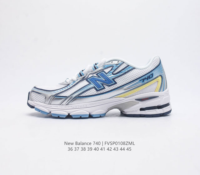 New Balance Mr740 Nb新百伦系列复古老爹风休闲运动慢跑鞋 采用轻质牛剖革拼接透气网眼衬垫织物鞋面材质 T-Beam大底提供足步弓支撑 保持步态