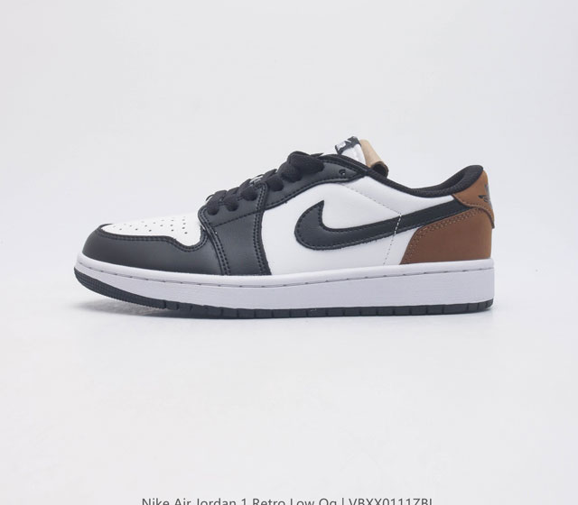 耐克 乔丹air Jordan 1 Low Aj1 乔1 乔丹1代aj1 低帮复古文化休闲运动篮球鞋 从1985 年面世的元年款汲取设计灵感 采用简洁大方的经典