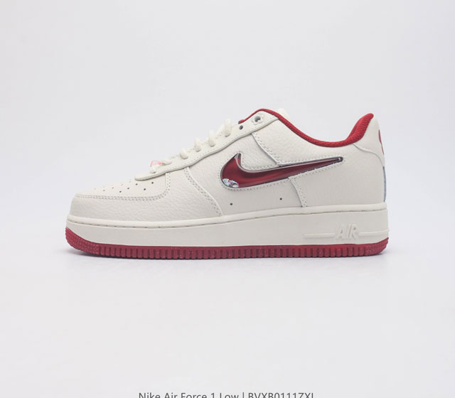 耐克nike Air Force 1 Low 空军一号 Af1 低帮百搭休闲运动板鞋 柔软 弹性十足的缓震性能和出色的中底设计 横跨复古与现代的外型结合 造就出