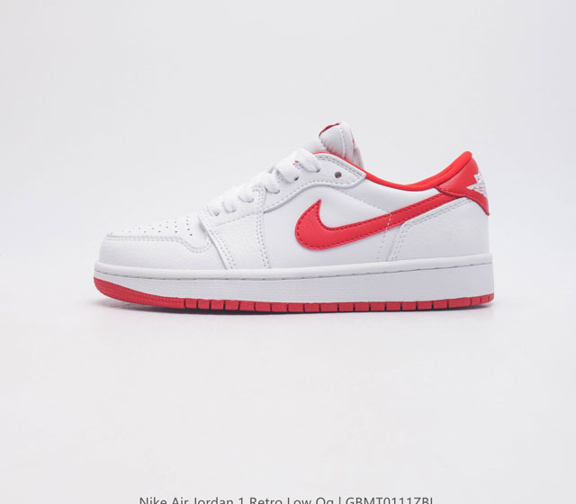 耐克 乔丹air Jordan 1 Low Aj1 乔1 乔丹1代aj1 低帮复古文化休闲运动篮球鞋 从1985 年面世的元年款汲取设计灵感 采用简洁大方的经典