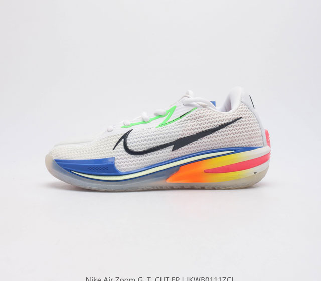 公司级 双气垫 Nike Air Zoom G T Cut 3 Ep耐克新款实战系列篮球鞋 全掌react Zoom Strobel 后跟zoom 离地面更近的