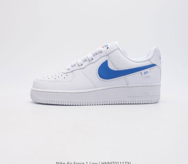 耐克nike Air Force 1 Low 空军一号 Af1 低帮百搭休闲厚底增高运动板鞋 柔软 弹性十足的缓震性能和出色的中底设计 横跨复古与现代的外型结合