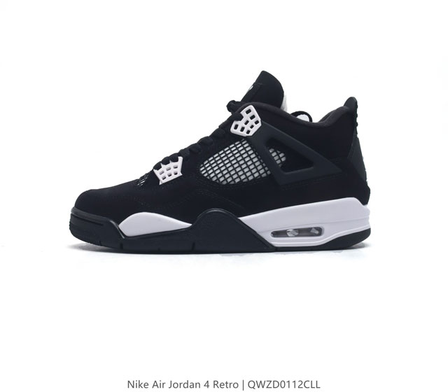 公司级 耐克 Nike Air Jordan 4 Retro Og迈克尔 乔丹aj4代乔4 中帮复古休闲运动文化篮球鞋 秉承轻量化的速度型篮球鞋设计思想完成设计