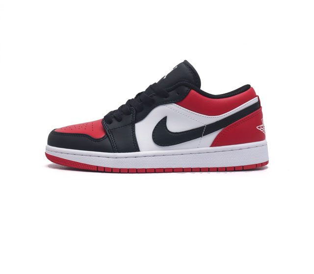 头层皮 耐克 乔丹air Jordan 1 Low Aj1 乔1 乔丹1代aj1 低帮复古文化休闲运动篮球鞋 从1985 年面世的元年款汲取设计灵感 采用简洁大