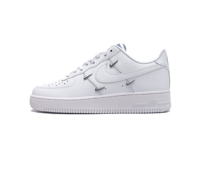 耐克 Nike Air Force 1 07 空军一号af1 低帮百搭厚底增高休闲运动板鞋 柔软 弹性十足的缓震性能和出色的中底设计 横跨复古与现代的外型结合