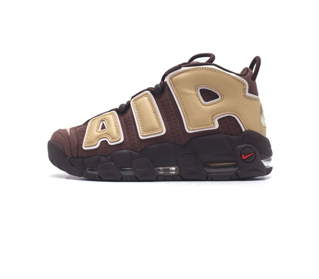 耐克 Nike Air More Uptempo '96 皮蓬全掌气垫男女子运动鞋厚底增高缓震慢跑鞋 续写 20 世纪 80 年代和 90 年代篮球运动飞速发展