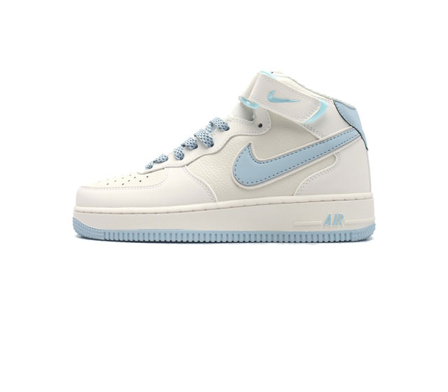 公司级nk Air Force 1'07 Mid Af1耐克 空军一号 Af1 中帮 魔术贴 原楦头原纸板 打造纯正空军版型 专注外贸渠道 全掌内置蜂窝气垫 原