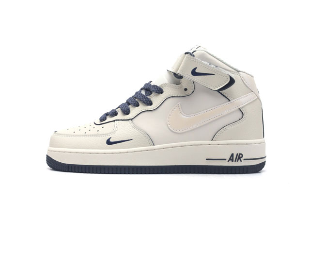 公司级nk Air Force 1'07 Mid Af1耐克 空军一号 Af1 中帮 魔术贴 原楦头原纸板 打造纯正空军版型 专注外贸渠道 全掌内置蜂窝气垫 原