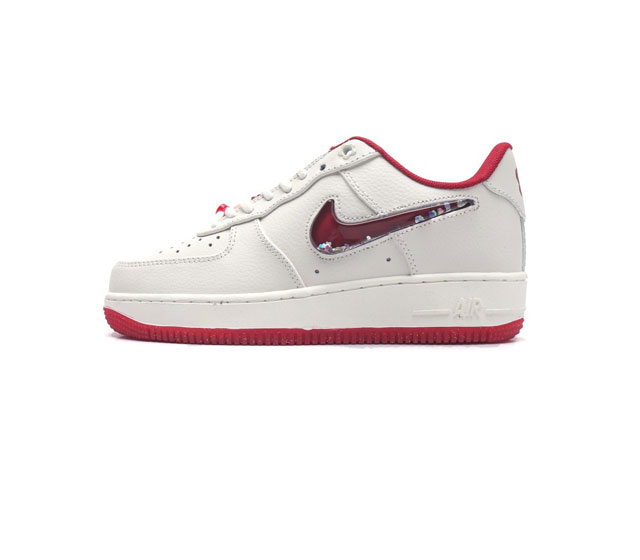 耐克 Nike Air Force 1 07 空军一号af1 低帮百搭厚底增高休闲运动板鞋 柔软 弹性十足的缓震性能和出色的中底设计 横跨复古与现代的外型结合