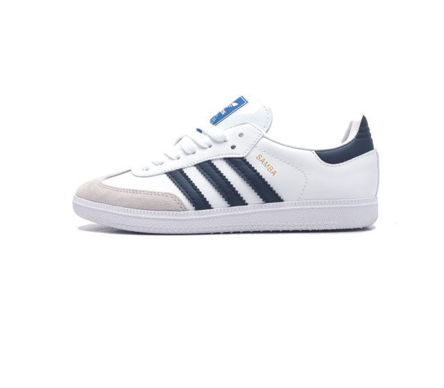 阿迪达斯 德训鞋 Adidas Originals Samba Og Shoes 经典运动鞋小白鞋 T头鞋 男女鞋 彰显休闲摩登风情的时尚经典鞋 它诞生于50年