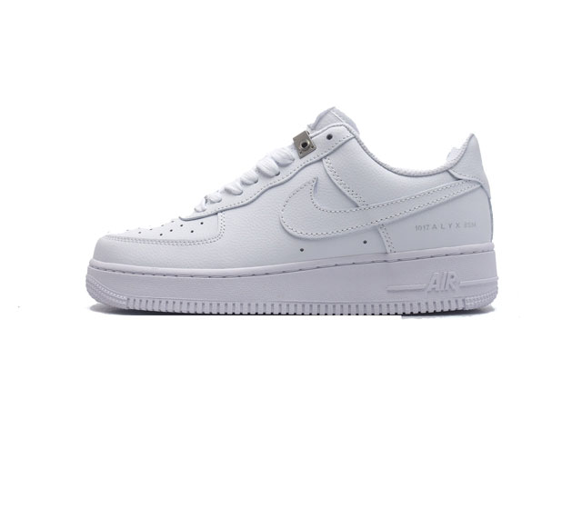 耐克 Nike Air Force 1 07 空军一号af1 低帮百搭厚底增高休闲运动板鞋 柔软 弹性十足的缓震性能和出色的中底设计 横跨复古与现代的外型结合