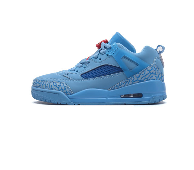 耐克 Nike Jordan Spizike Low 经典爆裂纹复古运动篮球鞋 全新低帮造型吸睛 整双鞋在融合了 Air Jordan 经典鞋款中的标志性元素之