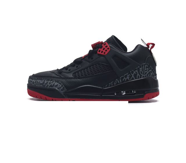 耐克 Nike Jordan Spizike Low 经典爆裂纹复古运动篮球鞋 全新低帮造型吸睛 整双鞋在融合了 Air Jordan 经典鞋款中的标志性元素之