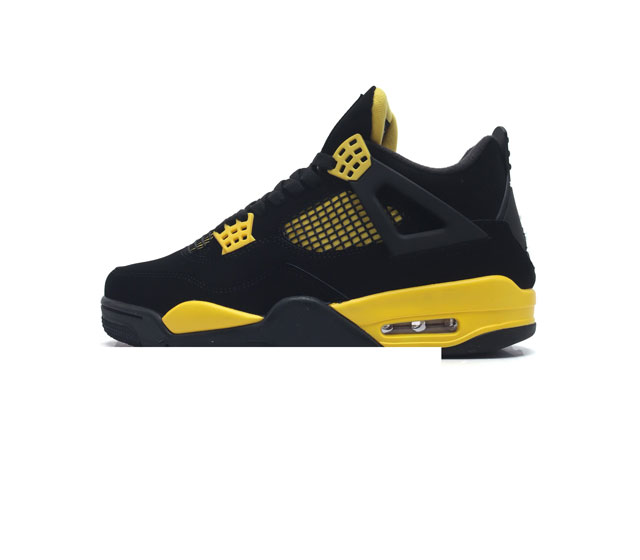 耐克 Nike Air Jordan 4 Retro Og迈克尔 乔丹aj4代乔4 中帮复古休闲运动文化篮球鞋 秉承轻量化的速度型篮球鞋设计思想完成设计 降低重