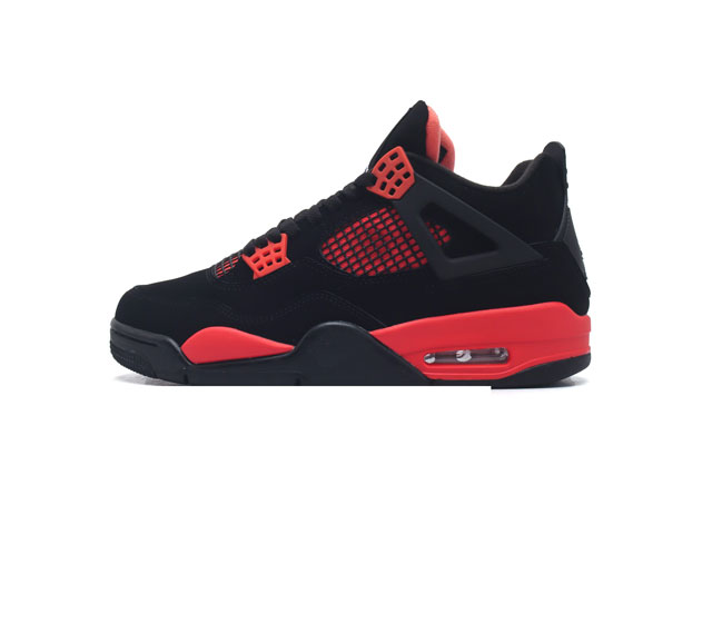 耐克 Nike Air Jordan 4 Retro Og迈克尔 乔丹aj4代乔4 中帮复古休闲运动文化篮球鞋 秉承轻量化的速度型篮球鞋设计思想完成设计 降低重