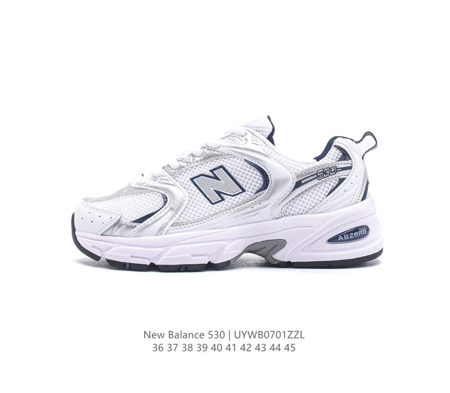 新百伦 Nb530 New Balance 530 复跑古鞋nb530这鞋双确实是nb家经复典古款式之一 以全科新技诠释 成打功造530鞋款 鞋面保在持530基