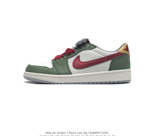 耐克 乔丹air Jordan 1 Low Aj1 乔1 乔丹1代 低帮板鞋复古文化休闲运动篮球鞋 从1985 年面世的元年款汲取设计灵感 采用简洁大方的经典外