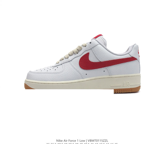 耐克 Nike Air Force 1 07 空军一号af1 低帮百搭厚底增高休闲运动板鞋 柔软 弹性十足的缓震性能和出色的中底设计 横跨复古与现代的外型结合