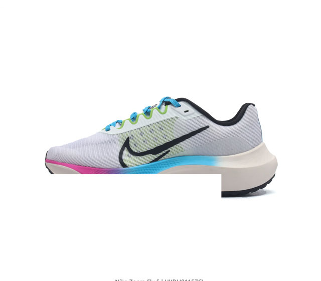 耐克 Nike Zoom Fly 5 运动鞋男女士公路跑鞋竞速跑步鞋厚底增高老爹鞋 采用耐用的设计 不仅可以部署在您最喜欢的比赛的起跑线上 还可以部署在征服后的