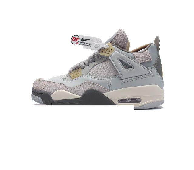 公司级 耐克 Nike Air Jordan 4 Retro Og迈克尔 乔丹aj4代乔4 中帮复古休闲运动文化篮球鞋 秉承轻量化的速度型篮球鞋设计思想完成设计