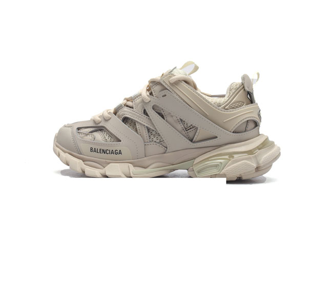 公司级法国高端奢侈品牌-巴黎世家balenciaga Track Trainers 3 0代复古野跑姥爹潮流百搭慢跑鞋 原版一致配件防尘袋及附送鞋带 全部采用原