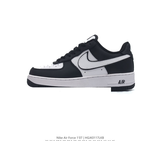 耐克 Nike Air Force 1 07 空军一号af1 低帮百搭厚底增高休闲运动板鞋 柔软 弹性十足的缓震性能和出色的中底设计 横跨复古与现代的外型结合