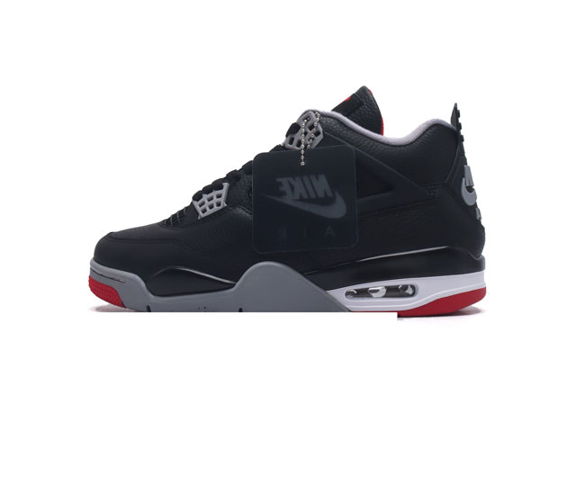 公司级 耐克 Nike Air Jordan 4 Retro Og迈克尔 乔丹aj4代乔4 中帮复古休闲运动文化篮球鞋 秉承轻量化的速度型篮球鞋设计思想完成设计