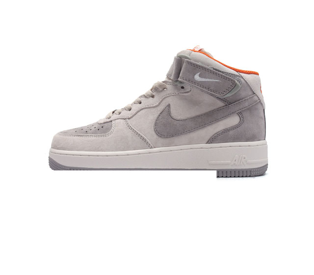 公司级nk Air Force 1'07 Mid Af1耐克 空军一号 Af1 中帮 魔术贴 厚底增高运动板鞋 原楦头原纸板 打造纯正空军版型 专注外贸渠道 全