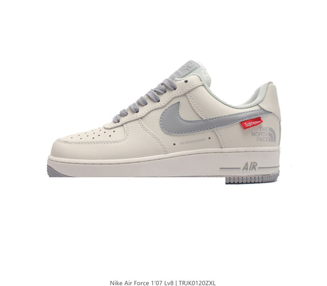 耐克 Nike Air Force 1 '07 Low 空军一号低帮百搭厚底增高休闲运动板鞋 柔软 弹性十足的缓震性能和出色的中底设计 横跨复古与现代的外型结合