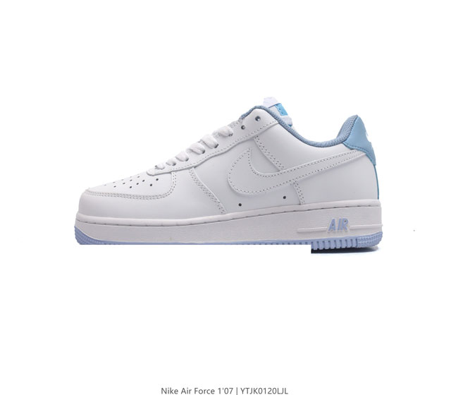 耐克 Nike Air Force 1 '07 Low 空军一号低帮百搭厚底增高休闲运动板鞋 柔软 弹性十足的缓震性能和出色的中底设计 横跨复古与现代的外型结合