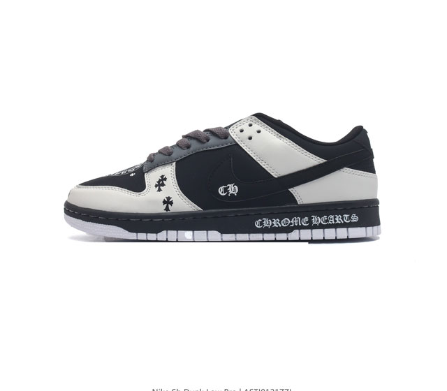 耐克 Nike Sb Dunk Low Pro 男 女滑板鞋 经典复古运动鞋 采用天然皮革 经久耐穿 塑就如元年款 Dunk 般的复古质感 鞋头透气孔 搭配鞋口