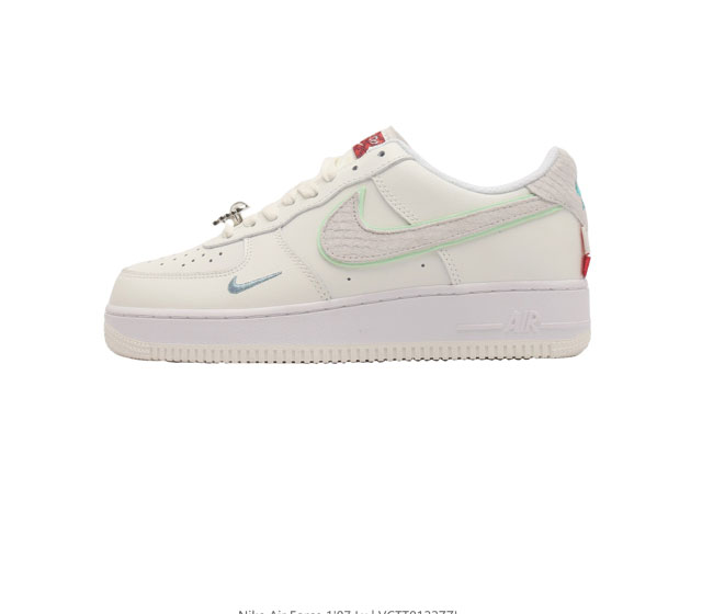 耐克 Nike Air Force 1 '07 Low 空军一号低帮百搭厚底增高休闲运动板鞋 柔软 弹性十足的缓震性能和出色的中底设计 横跨复古与现代的外型结合