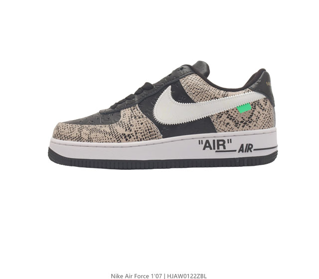 耐克 Nike Air Force 1 '07 Low 空军一号低帮百搭厚底增高休闲运动板鞋 柔软 弹性十足的缓震性能和出色的中底设计 横跨复古与现代的外型结合