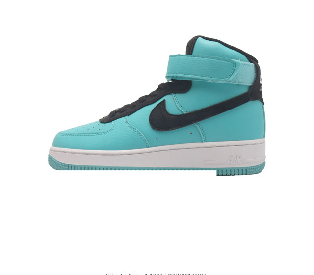 联名奢侈品大牌-蒂芙尼 Tiffany & Co X Nike Air Force 1 Low Sp 1837 空军一号中帮 魔术贴 经典百搭休闲运动板鞋 联名