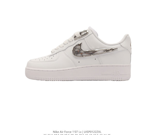 耐克 Nike Air Force 1 '07 Low 空军一号低帮百搭厚底增高休闲运动板鞋 柔软 弹性十足的缓震性能和出色的中底设计 横跨复古与现代的外型结合