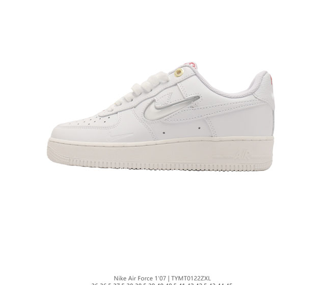 耐克 Nike Air Force 1 '07 Low 空军一号低帮百搭厚底增高休闲运动板鞋 柔软 弹性十足的缓震性能和出色的中底设计 横跨复古与现代的外型结合