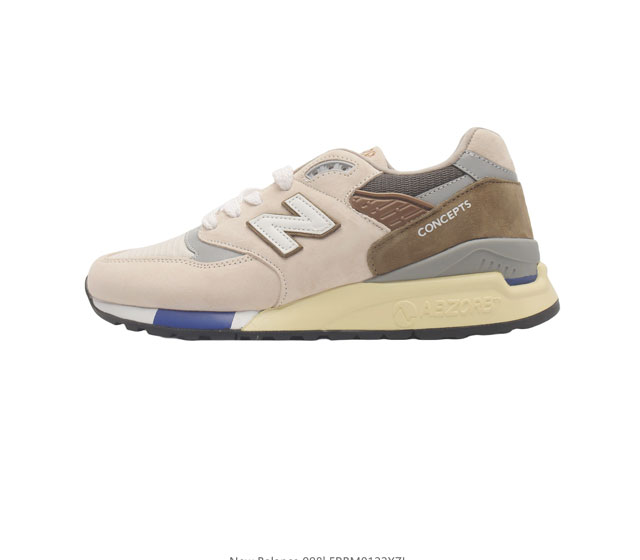 新百伦 New Balance 998 原装版本复古男士运动鞋休闲板鞋厚底增高鞋 市面独家最正确版本3M反光复古慢跑鞋 Encap缓震中底 原盒原标 天猫京东平