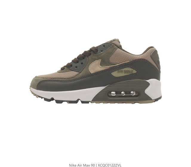 Nike耐克运动鞋男鞋 Air Max 90 健身运动跑鞋休闲鞋 复古风十足 Air Max 90 作为 Nike 旗下最经典的鞋型之一 凭借着百搭的造型 获得