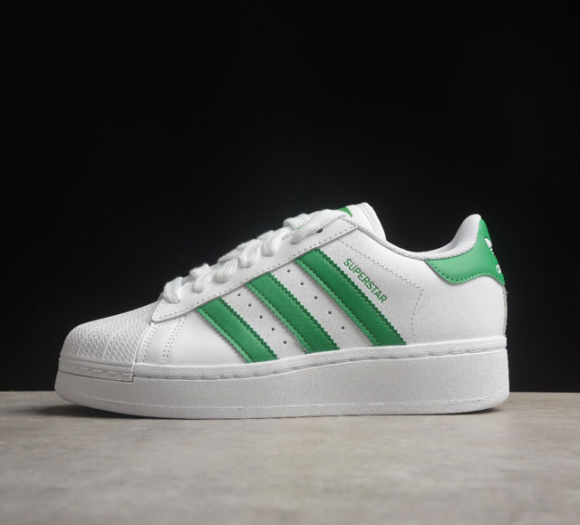 纯原 Adidas Originals Superstar Xlg 贝壳头厚底休闲板鞋货号 If8069 23官方新款 专柜同步配色 全系列原鞋开发 版型正确